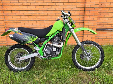 1996 Kawasaki KLX 650, зелёный, 200000 рублей, вид 1