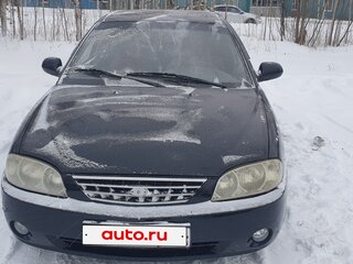 2006 Kia Spectra I Рестайлинг 2, чёрный, 260000 рублей, вид 1