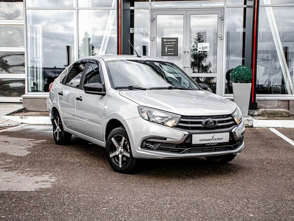 2019 Lada (ВАЗ) Granta I Рестайлинг, серебристый, 590000 рублей - вид 4