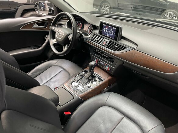 2016 Audi A6 IV (C7) Рестайлинг, чёрный - вид 10