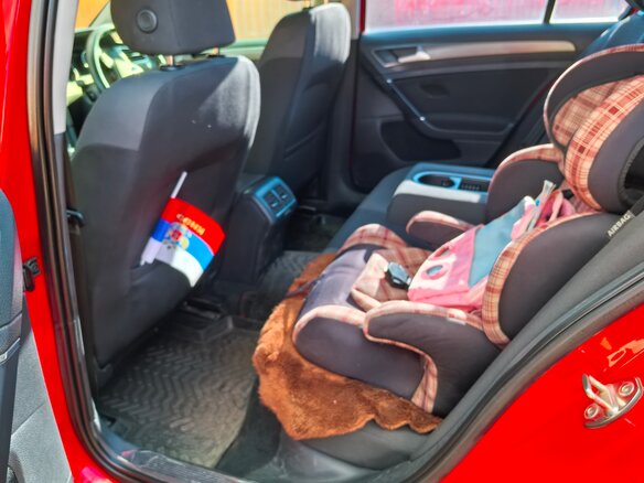 2013 Volkswagen Golf VII, красный, 1250000 рублей - вид 9