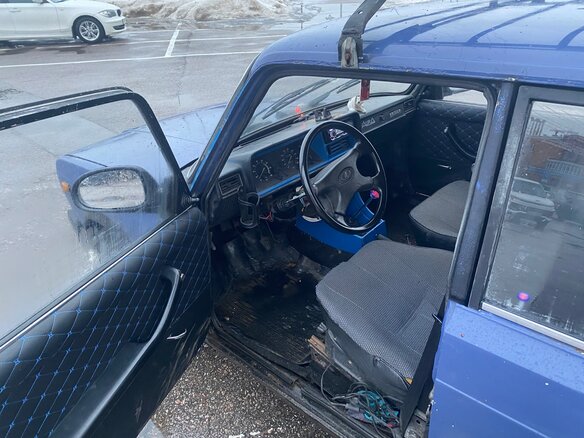 2006 Lada (ВАЗ) 2107, синий, 80000 рублей - вид 5