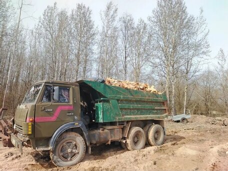 1991 КамАЗ 55102, зелёный, 600000 рублей, вид 1