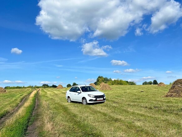 2022 Lada (ВАЗ) Granta I Рестайлинг, белый, 620000 рублей - вид 2