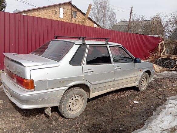 2009 Lada (ВАЗ) 2115, серебристый, 220000 рублей - вид 4