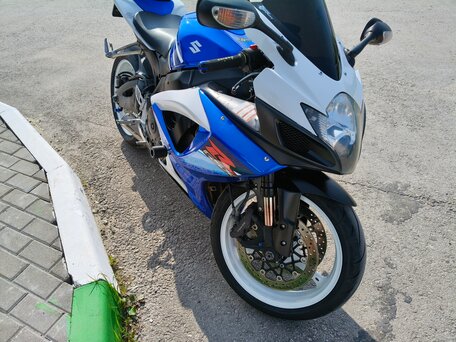 2007 Suzuki GSX-R 750, синий, 620000 рублей, вид 4