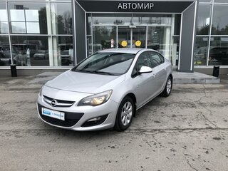 2014 Opel Astra J Рестайлинг, серебристый, 859500 рублей, вид 1