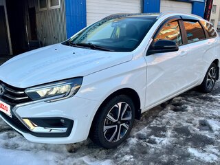 2024 Lada (ВАЗ) Vesta SW I Рестайлинг (NG), белый, 1630000 рублей, вид 2