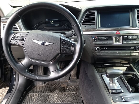 2017 Genesis G80 I, чёрный, 1850000 рублей - вид 3