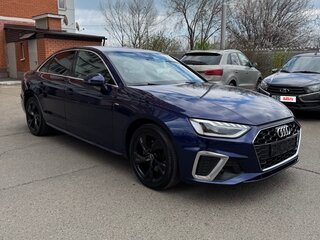 2021 Audi A4 40 TFSI V (B9) Рестайлинг, синий, 4200000 рублей, вид 2