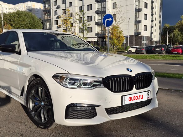 2019 BMW 5 серии 530d xDrive VII (G30/G31/G38), белый - вид 6