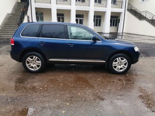 2003 Volkswagen Touareg I, синий, 850000 рублей, вид 4