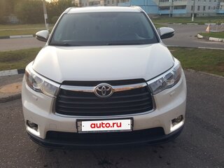 2014 Toyota Highlander III (XU50), белый, 2650000 рублей, вид 3
