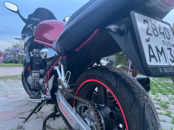 2001 Suzuki Bandit GSF 600, красный, 750000 рублей - вид 19