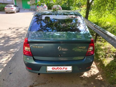 2010 Renault Logan I Рестайлинг, синий, 360000 рублей, вид 4