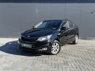 2017 Kia Rio III Рестайлинг, чёрный, 1250000 рублей, вид 1