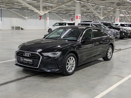 2021 Audi A6 40 TFSI V (C8), чёрный, 2410000 рублей, вид 1