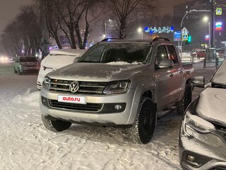 2013 Volkswagen Amarok Double Cab full-time I, серебристый, 1900000 рублей, вид 4