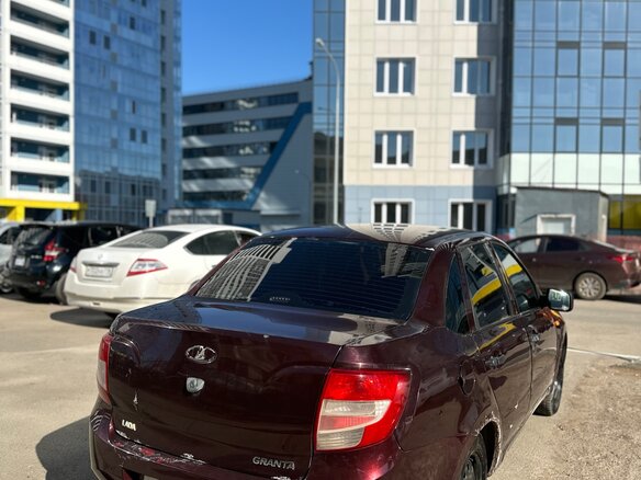 2013 Lada (ВАЗ) Granta I, пурпурный, 160000 рублей - вид 3