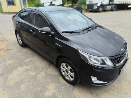 2012 Kia Rio 4-speed III, чёрный, 800000 рублей, вид 2