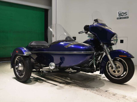 2008 Harley-Davidson Street Glide, синий, 972000 рублей, вид 3