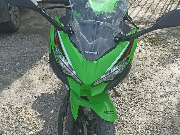 2021 Kawasaki Ninja 400, зелёный, 590000 рублей - вид 2