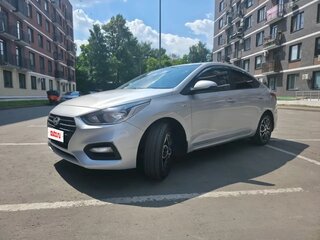 2017 Hyundai Solaris II, серебристый, 1150000 рублей, вид 1