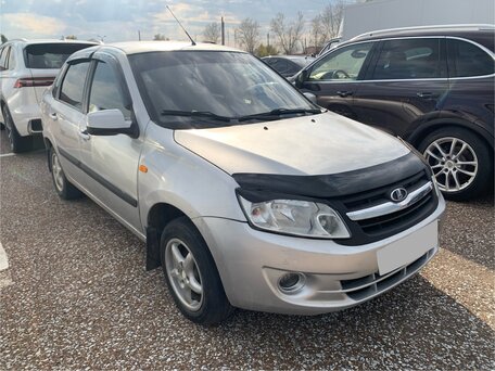 2012 Lada (ВАЗ) Granta I, серебристый, 210100 рублей, вид 2