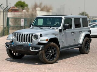 2023 Jeep Wrangler 4xe IV (JL) Рестайлинг, серебристый, 7666666 рублей, вид 2