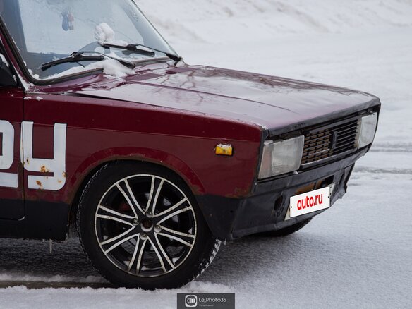 1995 Lada (ВАЗ) 2105, пурпурный, 60000 рублей - вид 6