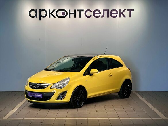 2011 Opel Corsa D Рестайлинг II, жёлтый, 629900 рублей