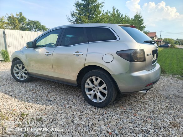 2008 Mazda CX-7 I, серебристый, 820000 рублей - вид 4