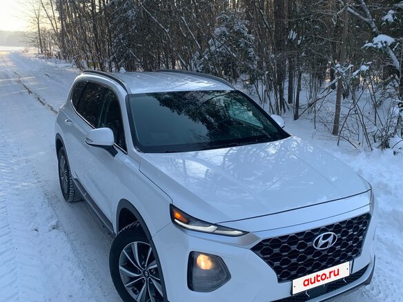2019 Hyundai Santa Fe IV, белый, 2220000 рублей - вид 12