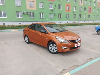2014 Hyundai Solaris I Рестайлинг, оранжевый, 930000 рублей, вид 2
