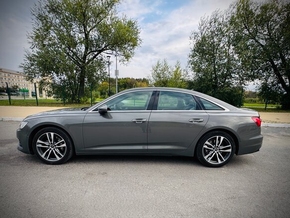 2022 Audi A6 45 TFSI V (C8), серый, 5100000 рублей - вид 6
