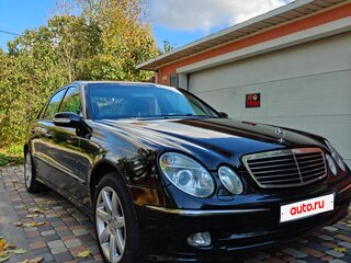 2003 Mercedes-Benz E-Класс 320 III (W211, S211), чёрный, 1300000 рублей, вид 2