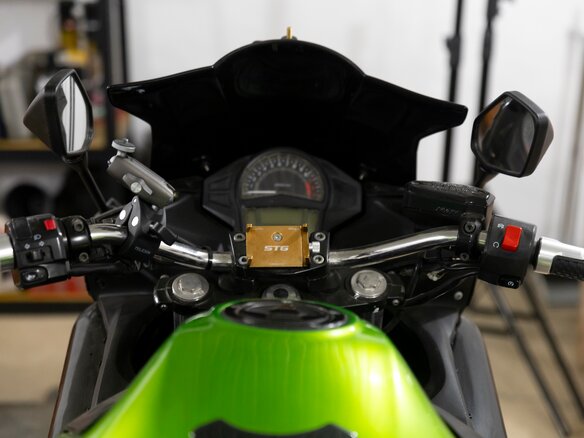 2013 Kawasaki ER-4F (Ninja 400R), зелёный, 330000 рублей - вид 4