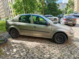2012 Renault Logan I Рестайлинг, бежевый, 450000 рублей, вид 4