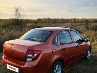 2013 Lada (ВАЗ) Granta I, оранжевый, 520000 рублей, вид 4