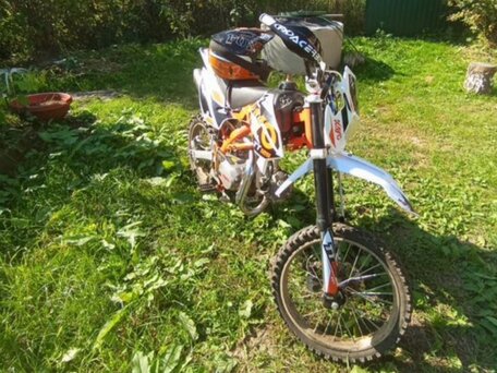 2022 Kayo Basic TT125, белый, 60000 рублей, вид 2