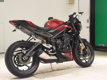 2023 Triumph Street Triple, пурпурный, 1140000 рублей, вид 3