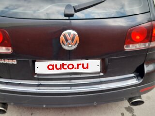 2008 Volkswagen Touareg I Рестайлинг, чёрный, 1250000 рублей, вид 4
