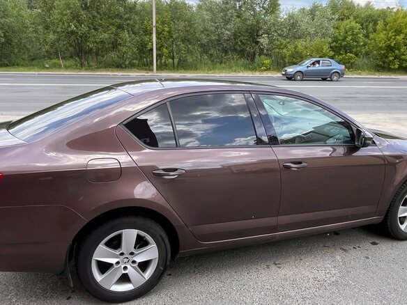 2015 Skoda Octavia III (A7), коричневый, 1210000 рублей - вид 7