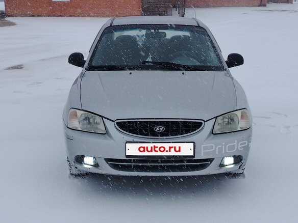 2003 Hyundai Accent ТагАЗ II, серебристый, 200000 рублей - вид 1