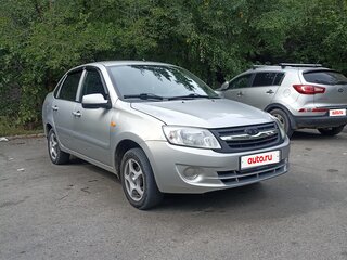 2013 Lada (ВАЗ) Granta I, серебристый, 240000 рублей, вид 4