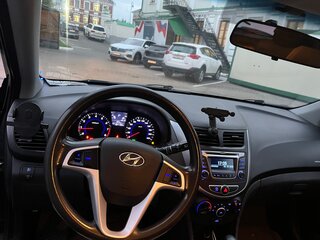 2012 Hyundai Solaris I, фиолетовый, 760000 рублей, вид 3