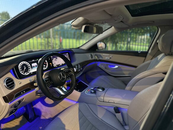 2015 Mercedes-Benz S-Класс 500 Long VI (W222, C217), чёрный, 2700000 рублей - вид 28
