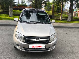 2013 Lada (ВАЗ) Granta I, серебристый, 420000 рублей, вид 1
