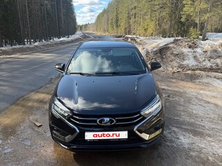 2025 Lada (ВАЗ) Vesta I Рестайлинг (NG), чёрный, 1600000 рублей, вид 4