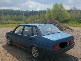 1996 Lada (ВАЗ) 21099, синий, 75000 рублей, вид 4